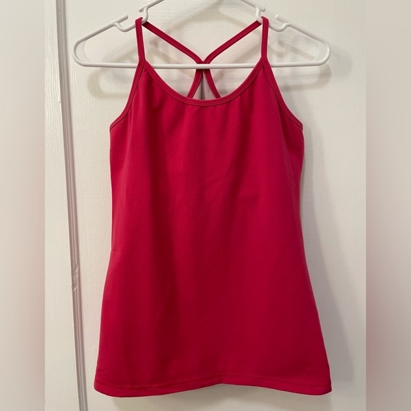 Lululemon Ujjayi Y Tank Pink Vintage Retro - Picture 2 of 6